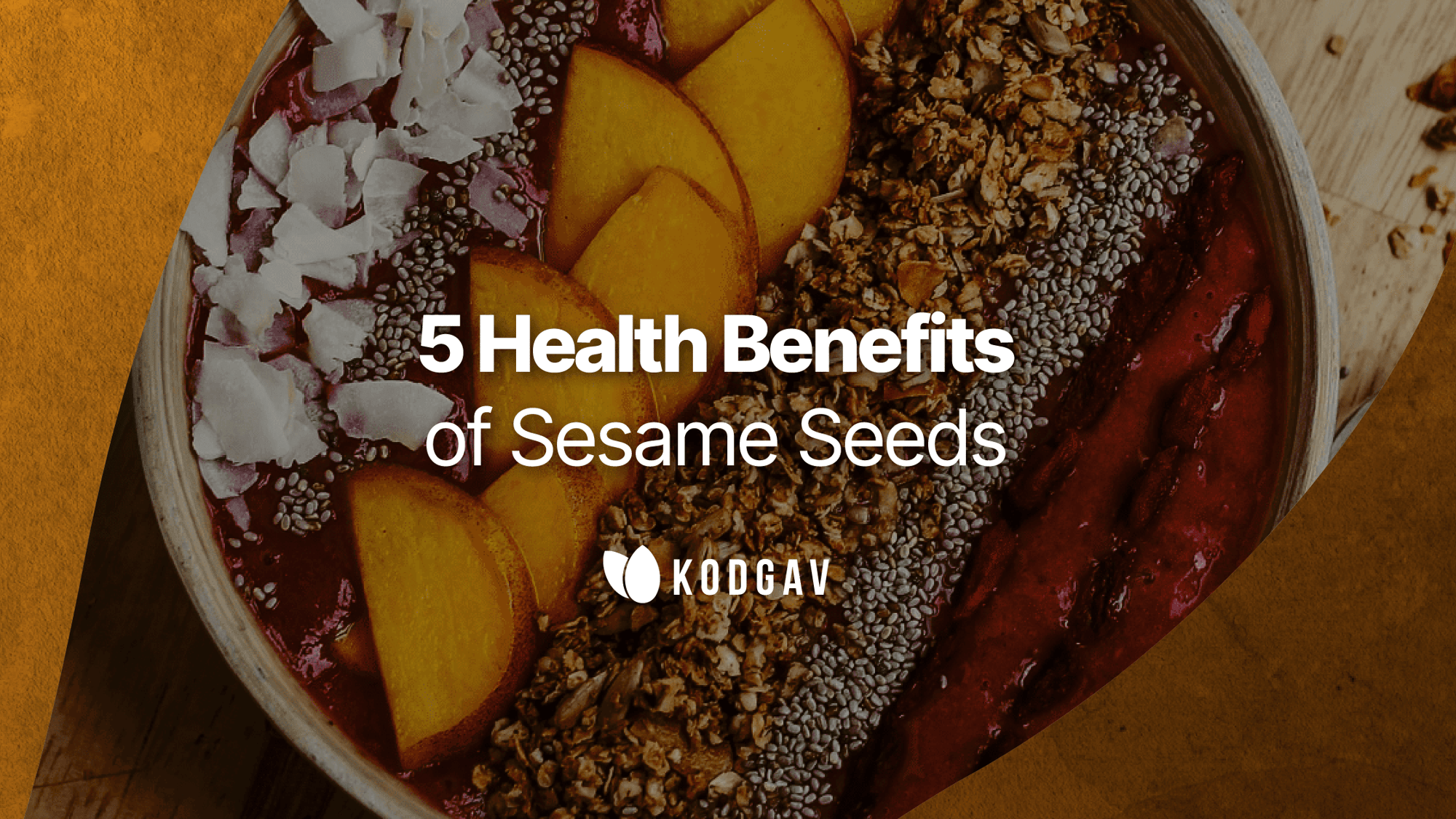 5 benefits of sesame seeds