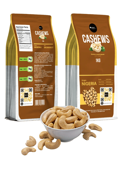 KODGAV Bulk cashew nuts for wholesale supply