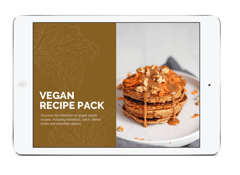 free vegan recipe pack