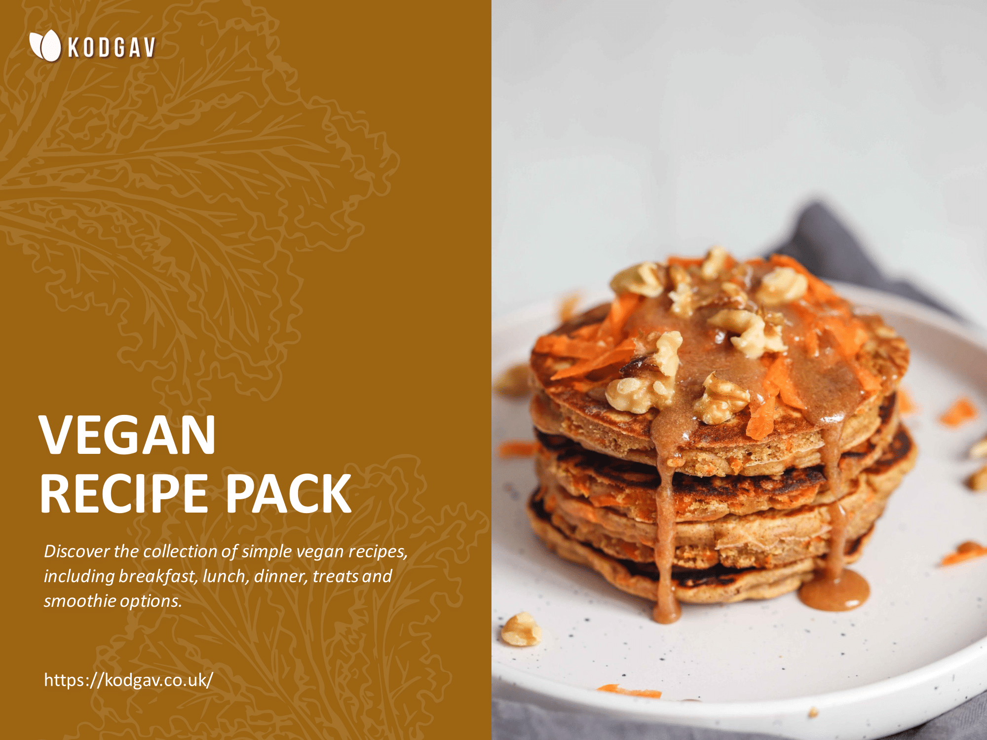 KODGAV Vegan Recipe Pack Cover