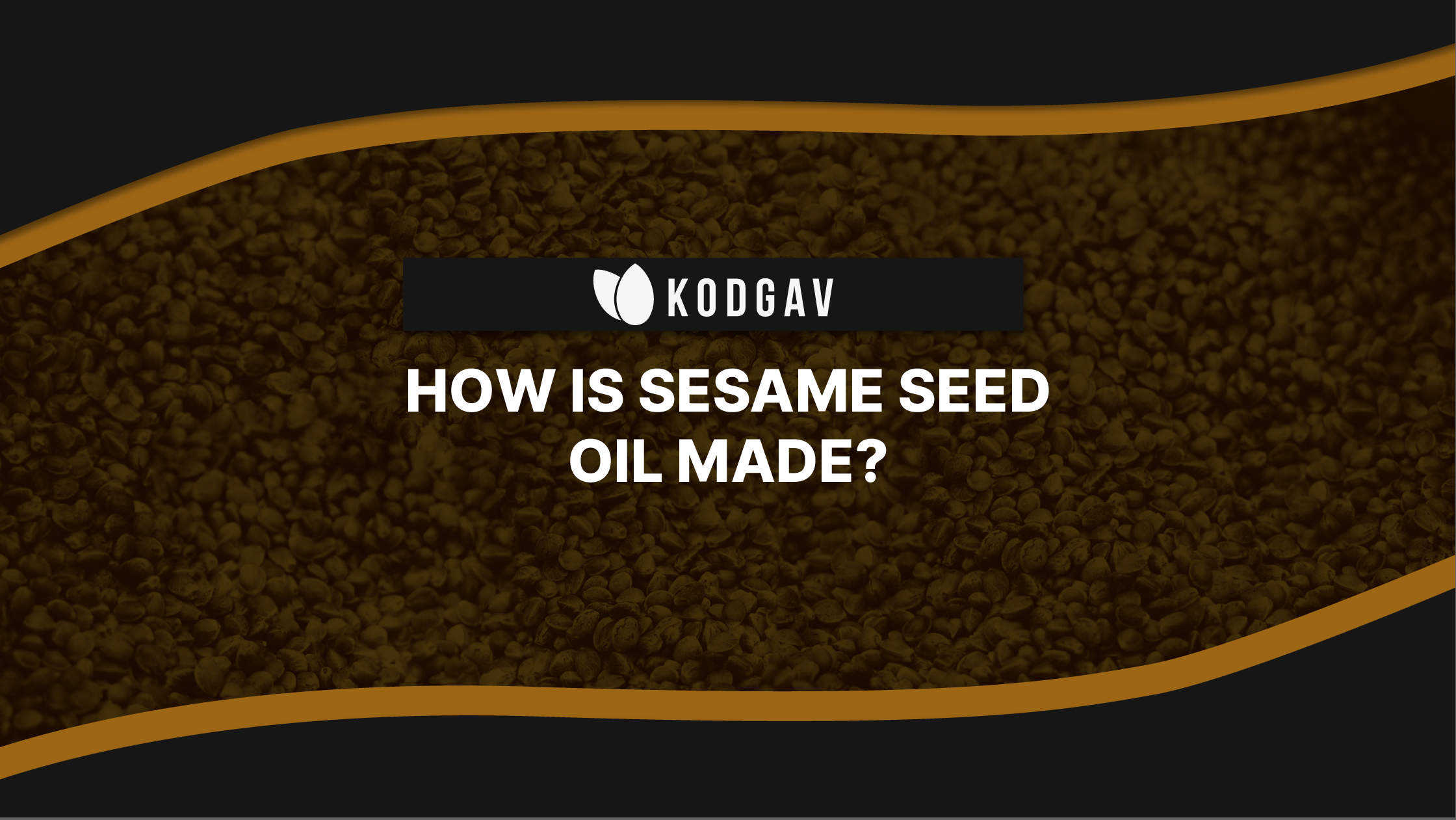 how-is-sesame-oil-made