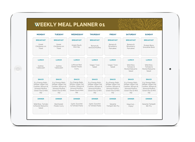weekly meal planner