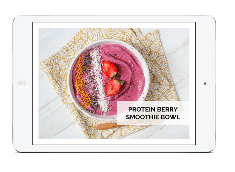 protein berry smoothie bowl